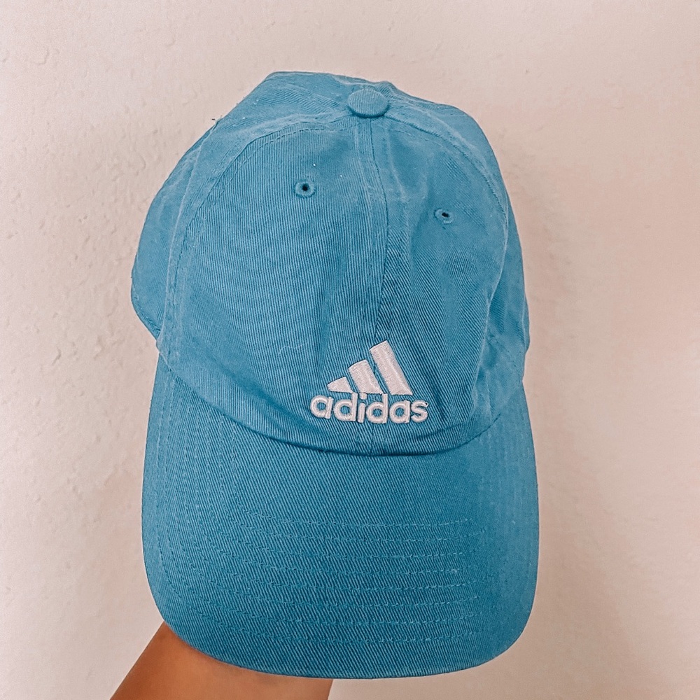 Adidas blue baseball hat cap
